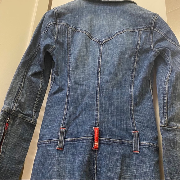 Retro 00’s Ecko Red Jean Jumpsuit - Picture 5 of 9